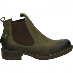Botki - 03942335 KHAK. Brązowe botki damskie na zamek Venezia, z nubiku. Za 379,00 zł.