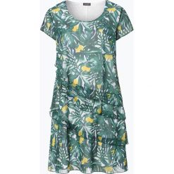 Samoon - Sukienka damska, zielony. Zielone sukienki damskie SAMOON, bez wzorów, eleganckie, bez kołnierzyka, bez rękawów. Za 349,95 zł.