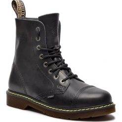 Glany STEEL - 114/KEN/B Black. Czarne glany męskie Steel, bez zapięcia. Za 259,00 zł.
