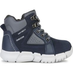 Geox botki chłopięce Flexyper 20 niebieskie. Niebieskie buty chłopięce zimowe Geox, na zamek. Za 329,00 zł.