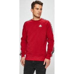 Kappa - Bluza. Czerwone bluzy męskie rozpinane marki KALENJI, m, z elastanu, z długim rękawem, długie. Za 159,90 zł.