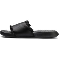 Puma Popcat Kapcie Czarny. Czarne kapcie damskie Puma, z materiału. Za 83,95 zł.