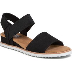 Sandały SKECHERS - Desert Kiss 31440/BLK Black. Czarne klapki damskie Skechers, bez wzorów, z tworzywa sztucznego, bez obcasa. Za 179,00 zł.