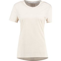 Adidas Performance SUPERNOVA Tshirt z nadrukiem linen. Brązowe topy sportowe damskie marki adidas Performance, l, z nadrukiem, z materiału. W wyprzedaży za 125,30 zł.