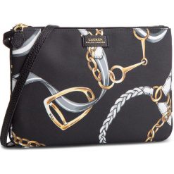 Torebka LAUREN RALPH LAUREN - 431743179001 Black Belt. Czarne listonoszki damskie Lauren Ralph Lauren, z materiału. Za 429,00 zł.