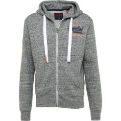 Superdry PREMIUM GOODS ZIPHOOD Bluza rozpinana flint grey grit. Szare kardigany męskie Superdry, m, z bawełny. Za 389,00 zł.