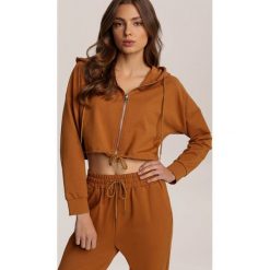 Camelowa Bluza Aezona. Brązowe bluzy damskie Renee, s, bez wzorów, bez rękawów, bez kaptura. Za 119,99 zł.