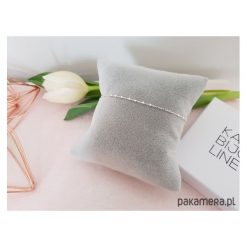 Srebrna bransoletka z kosteczkami. Szare bransoletki damskie Pakamera, srebrne. Za 89,00 zł.