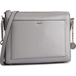 Torebka DKNY - Bryant Med Box Cbody R74E3005 Grey Melange GRG. Szare torebki damskie wizytowe DKNY, bez wzorów, ze skóry, bez dodatków. Za 979,00 zł.