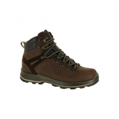 Buty trekkingowe wysokie TREK 500 męskie. Brązowe buty trekkingowe męskie FORCLAZ, z poliesteru, trekkingowe. Za 399,99 zł.