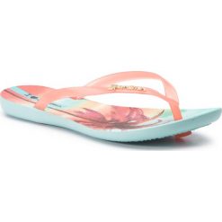 Japonki IPANEMA - Wave Tropical III Fem 82687 Green/Orange 20689. Pomarańczowe klapki damskie Ipanema, bez wzorów, z tworzywa sztucznego, bez obcasa. W wyprzedaży za 69,00 zł.