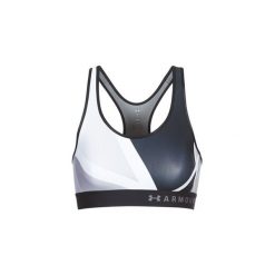 Biustonosze Under Armour ARMOUR MID KEYHOLE PRINT. Szare biustonosze marki Under Armour, l, z dzianiny, z kapturem. Za 119,20 zł.