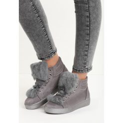 Sneakersy damskie: Szare Sneakersy Taryn