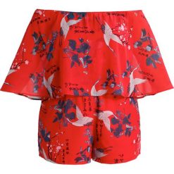 Kombinezony damskie: Missguided Plus BARDOT Kombinezon red