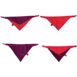Śliniaki: Śliniaczek 4w1 „Four Way Dribble Bib” w kolorze różowo-fioletowym