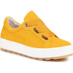 Sneakersy GABOR - 46.535.22 Mango. Żółte półbuty damskie Gabor, ze skóry. Za 529,00 zł.