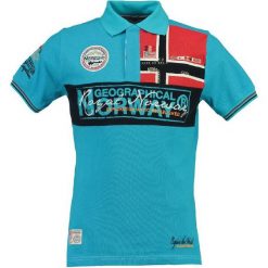Geographical Norway Męska Koszulka Polo Koala L Turkusowy. Niebieskie koszulki męskie marki Geographical Norway, m, bez wzorów, polo, bez rękawów. Za 149,00 zł.