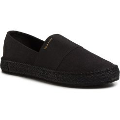 Espadryle GANT - Raffiaville 20569405 Black G00. Czarne espadryle damskie GANT, bez wzorów, z tworzywa sztucznego, bez obcasa, na płaskiej podeszwie. Za 249,00 zł.