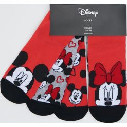 Skarpetki Mickey Mouse - Czerwony. Czerwone skarpetki damskie Sinsay. Za 19,99 zł.