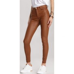 Ciemnobrązowe Spodnie Skinny Navere. Pomarańczowe spodnie damskie Renee, s. Za 99,99 zł.