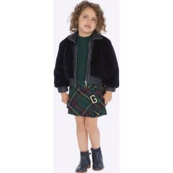Mayoral - Spódnica dziecięca 92 - 134 cm. Zielone spódniczki dziewczęce Mayoral, na co dzień, z aplikacjami, z elastanu, mini, proste. Za 143,90 zł.