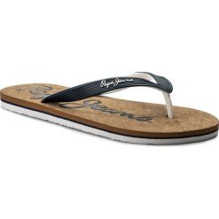Japonki PEPE JEANS - Hawi Cork PMS70046 Marine 585. Niebieskie chodaki męskie Pepe Jeans, z jeansu. Za 105,00 zł.