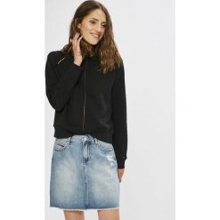 Tommy Hilfiger - Bluza. Czarne bluzy damskie marki TOMMY HILFIGER, s, z bawełny, bez kaptura. W wyprzedaży za 319,90 zł.