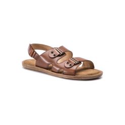 LASOCKI FOR MEN MB-SUMMERTIME-03. Brązowe sandały męskie Lasocki For Men, ze skóry, bez zapięcia. Za 119,99 zł.