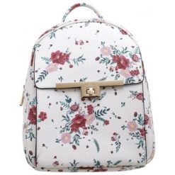 Bessie London plecak damski biały BL4270. Białe plecaki damskie Bessie London, bez wzorów, ze skóry, eleganckie. Za 199,00 zł.