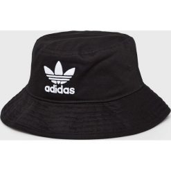 Adidas Originals - Kapelusz. Czarne kapelusze męskie adidas Originals, bez wzorów, z bawełny. Za 99,90 zł.