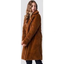 Rut&Circle Płaszcz Luna - Brown. Brązowe płaszcze damskie Rut&Circle, z haftami. Za 364,95 zł.