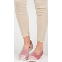 Baleriny damskie: Welurowe baleriny FLEUR