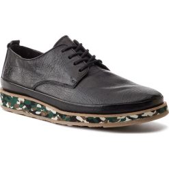Półbuty FLY LONDON - Jopefly P300690000 Black. Czarne półbuty męskie Fly London, na co dzień, bez wzorów, ze skóry, bez zapięcia. W wyprzedaży za 369,00 zł.