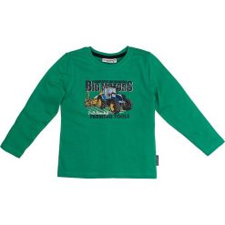Koszulka "Vehicles" w kolorze zielonym. Zielone t-shirty chłopięce Salt and Pepper, z nadrukiem, z bawełny, z długim rękawem. W wyprzedaży za 29,95 zł.