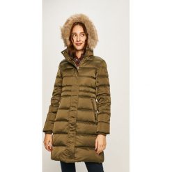 Calvin Klein Jeans - Kurtka puchowa. Białe kurtki damskie Calvin Klein Jeans, s, bez wzorów, z elastanu, długie. W wyprzedaży za 999,90 zł.