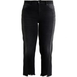 Ashley Graham x Marina Rinaldi IDROVORO WITH SIDE PANELS Jeansy Straight Leg nero. Czarne jeansy damskie Ashley Graham x Marina Rinaldi. Za 949,00 zł.