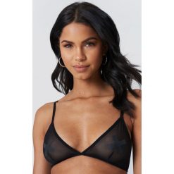 Biustonosze: NA-KD Lingerie Siateczkowy biustonosz X – Black