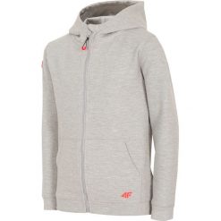 Bluzy chłopięce: Bluza dla małych dziewczynek JBLD105 – chłodny jasny szary