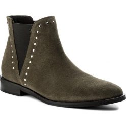 Sztyblety KARINO - 2254/066-F Zielony. Fioletowe botki damskie skórzane marki Karino. W wyprzedaży za 239,00 zł.
