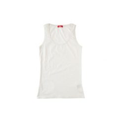 Bluzka damska bezrękawnik klasyczna gładka. Szare bluzki sportowe damskie marki TXM, na ramiączkach. Za 16,99 zł.