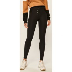 Answear - Legginsy. Czarne spodnie damskie ANSWEAR, s, z elastanu. Za 69,90 zł.