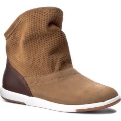 Botki EMU AUSTRALIA - Numeralla W11071 Chestnut/Chocolate. Brązowe botki damskie na zamek EMU Australia, z materiału. W wyprzedaży za 289,00 zł.