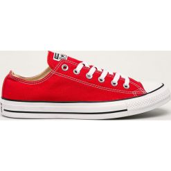 Converse - Tenisówki. Czerwone trampki męskie Converse, bez wzorów, z materiału, na sznurówki. W wyprzedaży za 249,90 zł.