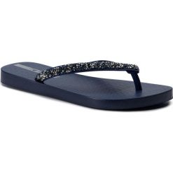 Japonki IPANEMA - Glam Special Fem 82685 Blue/Blue 20729. Niebieskie klapki damskie Ipanema, bez wzorów, z tworzywa sztucznego, bez obcasa. Za 109,99 zł.
