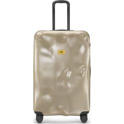 Walizka Icon duża złota. Żółte walizki Crash Baggage, bez wzorów, wakacyjne. Za 1290,00 zł.