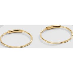 Kolczyki damskie: Maria Black BASIC HOOP Kolczyki goldcoloured