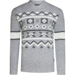 Sweter BOGNER TIACO Print|Szary. Szare swetry klasyczne męskie marki Bogner, z kaszmiru. Za 3960,00 zł.
