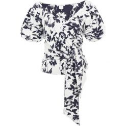 Club Monaco JAPERA Tshirt z nadrukiem navy /white. Niebieskie bluzki damskie marki Club Monaco, z nadrukiem, z wiskozy, bez kołnierzyka, bez rękawów. Za 779,00 zł.
