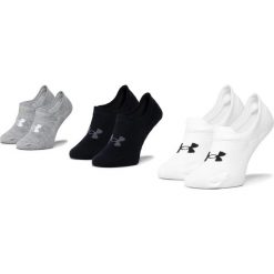 Zestaw 3 par stopek unisex UNDER ARMOUR - 1351784 100. Szare skarpetki damskie Under Armour, bez wzorów, z poliesteru. Za 59,00 zł.