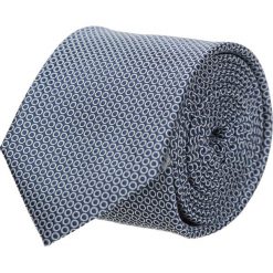 Krawaty męskie: krawat platinum granatowy classic 206